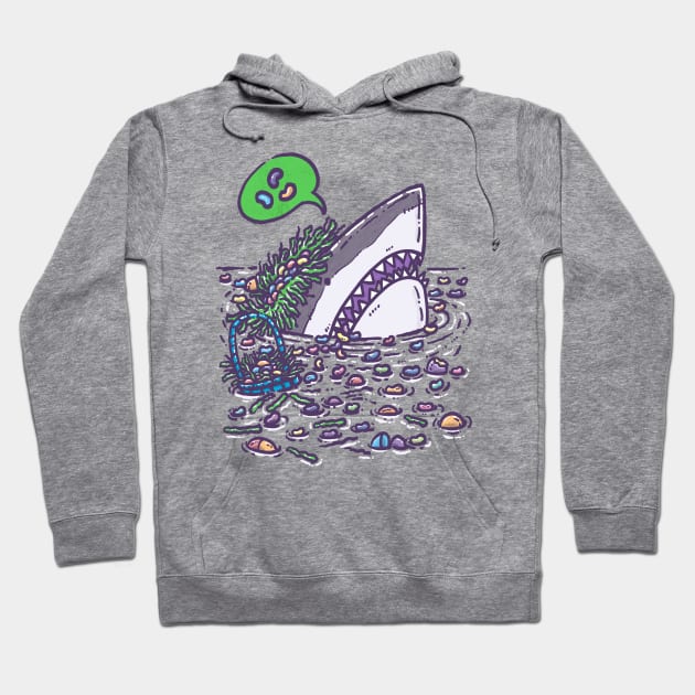 The Jelly Bean Easter Shark Hoodie by nickv47